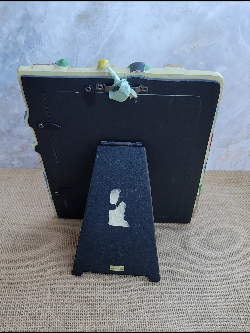 Vintage 90s 3D Bear Ceramic Collectible Picture Frame